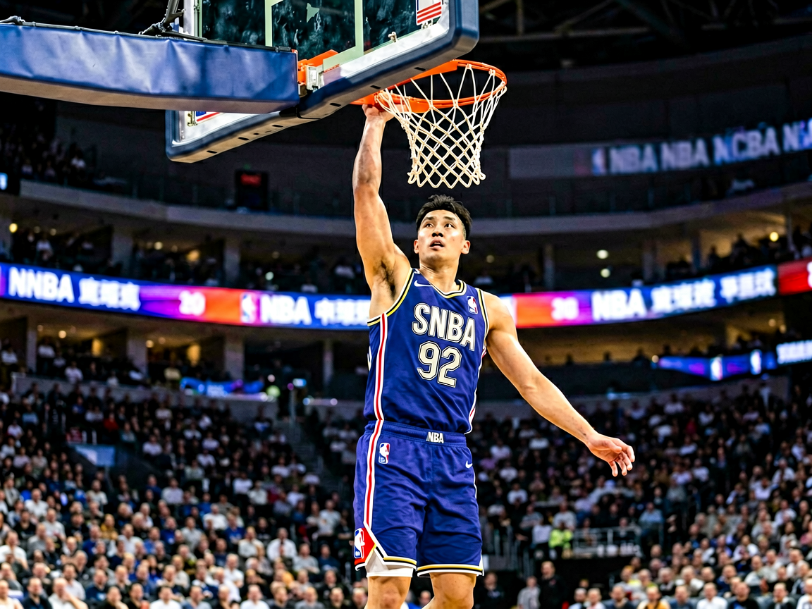 NBA篮球比赛精彩扣篮瞬间，篮球直播内容展示